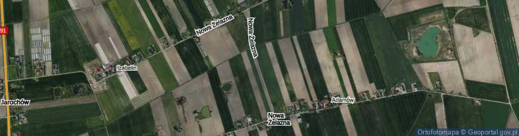 Zdjęcie satelitarne Nowa Żelazna ul.